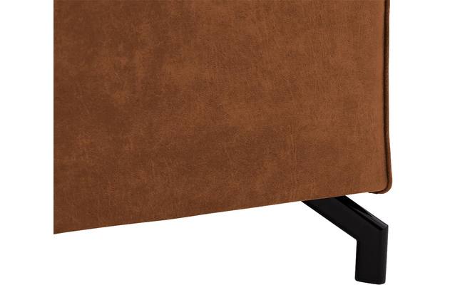 Goossens hocker calvin bruin micro leer - 8190107-633-05