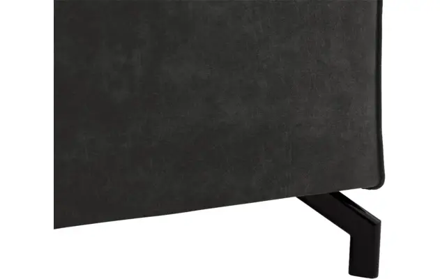 Goossens hocker calvin grijs micro leer - 8190107-635-05