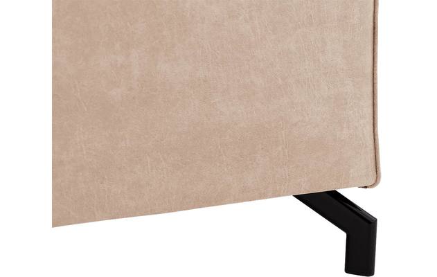 Goossens hocker calvin beige micro leer - 8190107-637-05