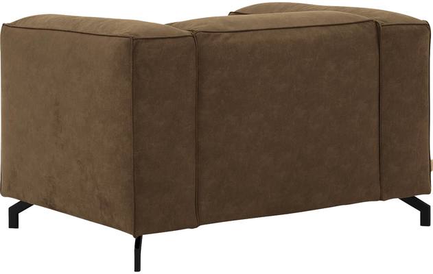 Goossens loveseat calvin groen micro leer - 8190113-626-04