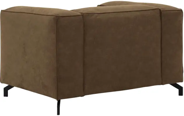 Goossens loveseat calvin groen micro leer - 8190113-626-04