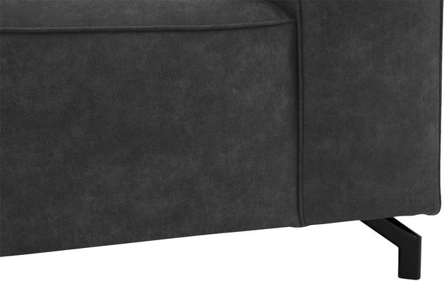Goossens loveseat calvin grijs micro leer - 8190113-634-05