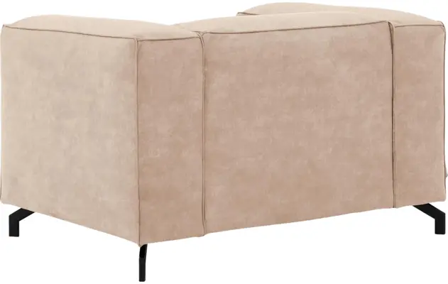 Goossens loveseat calvin beige micro leer - 8190113-637-04