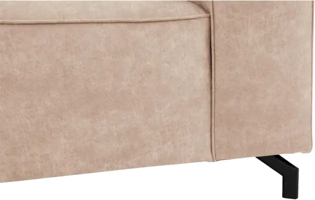 Goossens loveseat calvin beige micro leer - 8190113-637-05