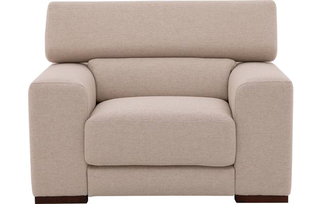 Goossens fauteuil nora beige stof - 8190118-02