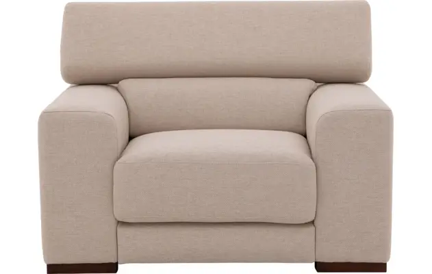 Goossens fauteuil nora beige stof - 8190118-02