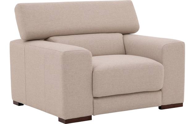 Goossens fauteuil nora beige stof - 8190118-03