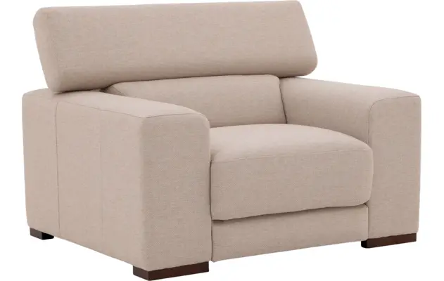 Goossens fauteuil nora beige stof - 8190118-03