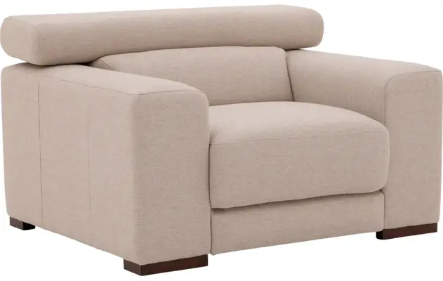 Goossens fauteuil nora beige stof - 8190118-04