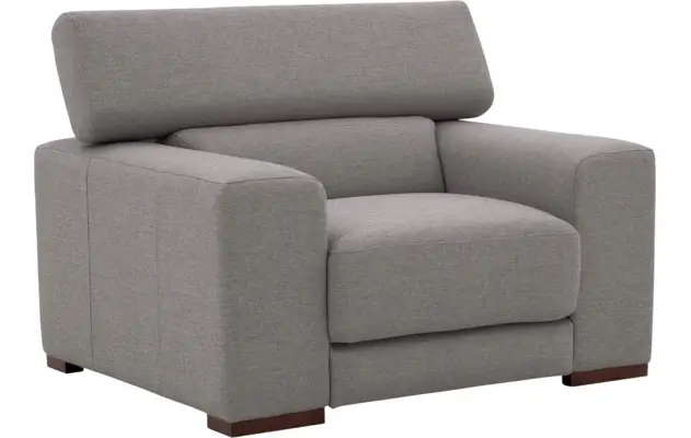 Goossens fauteuil nora grijs stof - 8190118-207-03