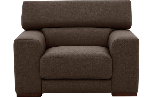Goossens fauteuil nora bruin stof - 8190118-211-02