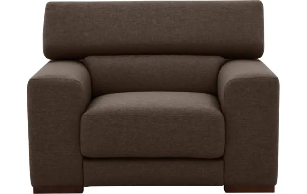 Goossens fauteuil nora bruin stof - 8190118-211-02