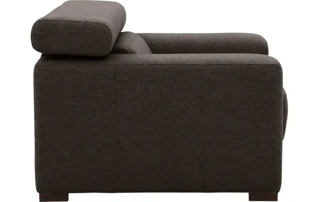 Goossens fauteuil nora bruin stof - 8190118-213-05