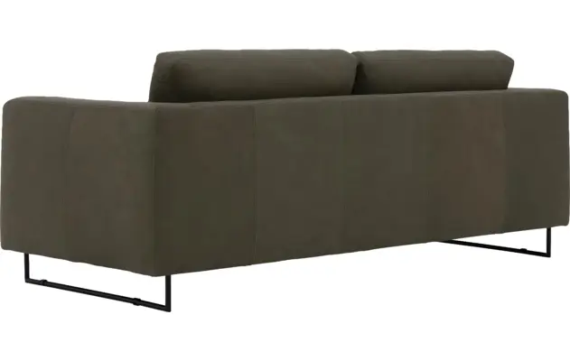 Goossens excellent zitbank jovani groen leer - 8190119-05