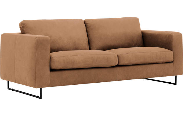 Goossens excellent zitbank jovani bruin leer - 8190119-419-02