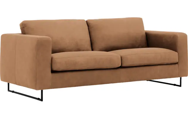 Goossens excellent zitbank jovani bruin leer - 8190119-419-02