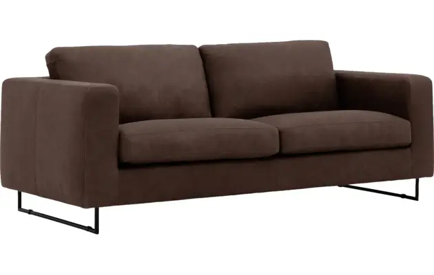 Goossens excellent zitbank jovani bruin leer - 8190119-420-02