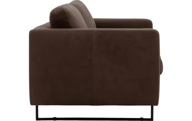 Goossens excellent zitbank jovani bruin leer - 8190119-420-03