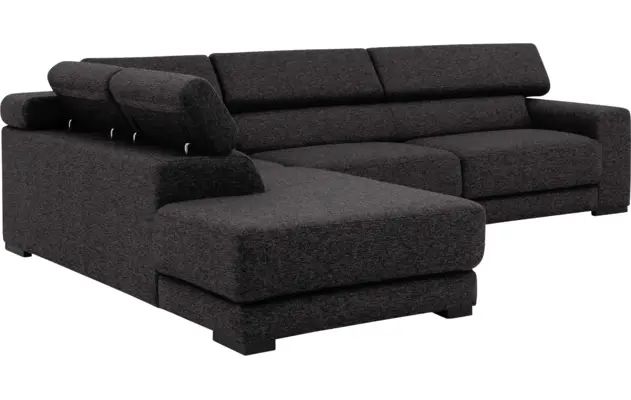 Goossens hoekbank nora grijs stof - 8190123-204-08-gespiegeld