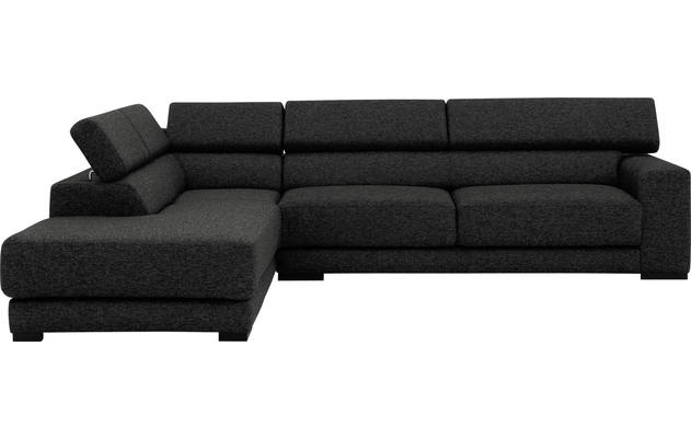 Goossens hoekbank nora grijs stof - 8190123-205-02-gespiegeld