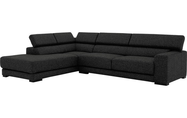 Goossens hoekbank nora grijs stof - 8190123-205-03-gespiegeld