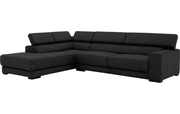 Goossens hoekbank nora grijs stof - 8190123-205-03-gespiegeld