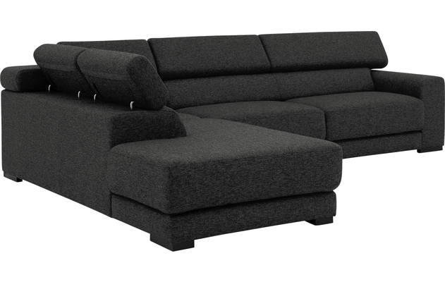 Goossens hoekbank nora grijs stof - 8190123-205-08-gespiegeld