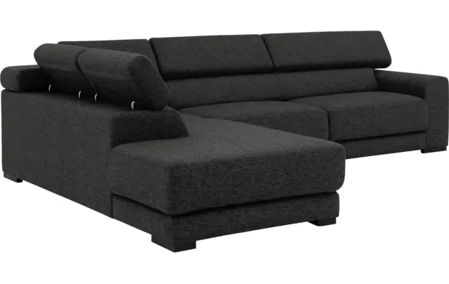 Goossens hoekbank nora grijs stof - 8190123-205-08-gespiegeld