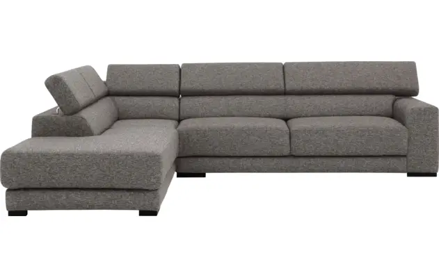Goossens hoekbank nora grijs stof - 8190123-207-02-gespiegeld