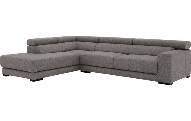 Goossens hoekbank nora grijs stof - 8190123-207-04-gespiegeld
