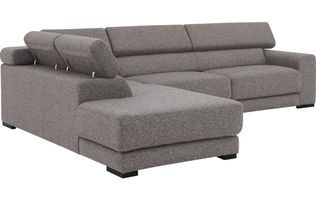 Goossens hoekbank nora grijs stof - 8190123-207-08-gespiegeld