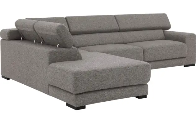Goossens hoekbank nora grijs stof - 8190123-207-08-gespiegeld