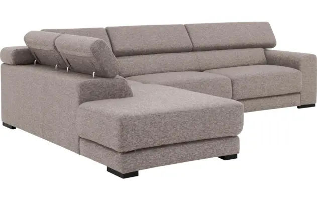 Goossens hoekbank nora grijs stof - 8190123-208-08-gespiegeld