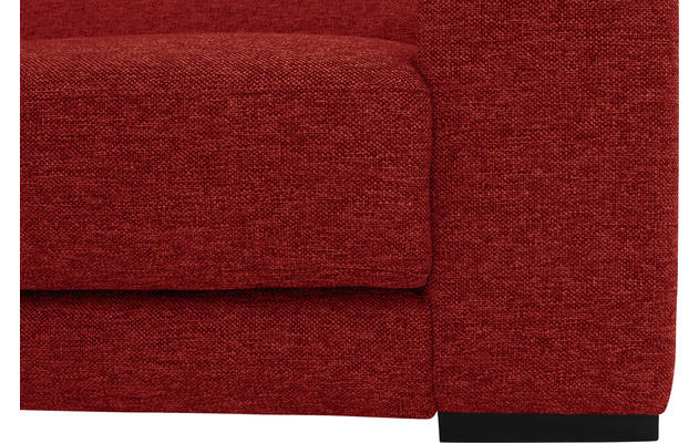 Goossens hoekbank nora rood stof - 8190123-216-11-gespiegeld