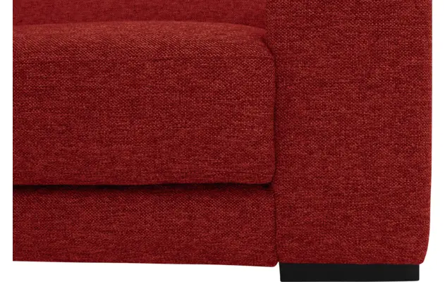 Goossens hoekbank nora rood stof - 8190123-216-11-gespiegeld