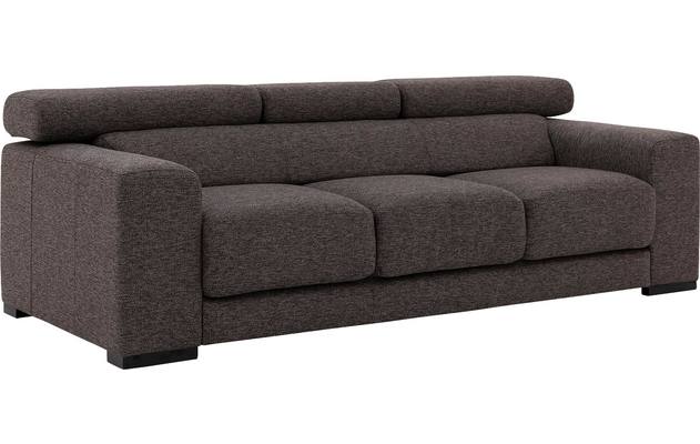Goossens zitbank nora bruin stof - 8190126-04