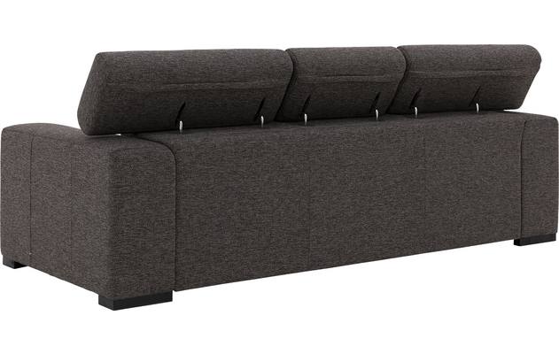 Goossens zitbank nora bruin stof - 8190126-07