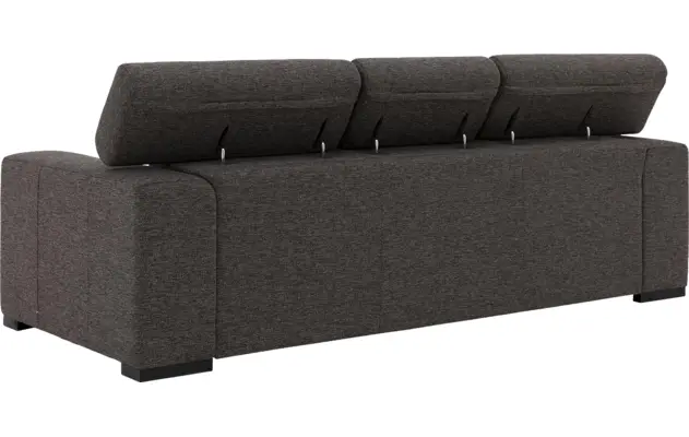 Goossens zitbank nora bruin stof - 8190126-07