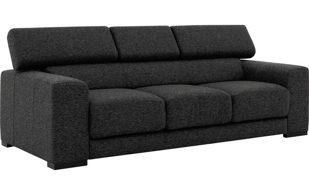 Goossens zitbank nora grijs stof - 8190126-204-03