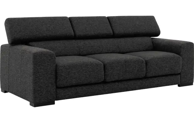 Goossens zitbank nora grijs stof - 8190126-204-03