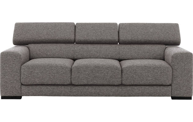 Goossens zitbank nora grijs stof - 8190126-207-02