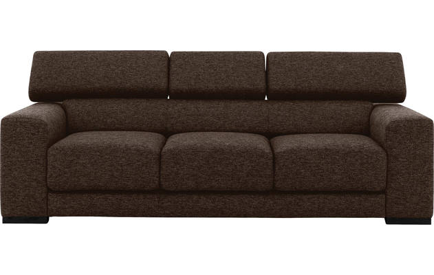 Goossens zitbank nora bruin stof - 8190126-211-02