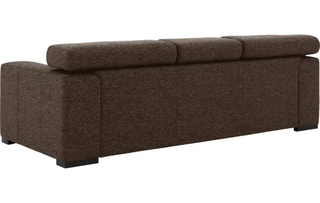 Goossens zitbank nora bruin stof - 8190126-211-06