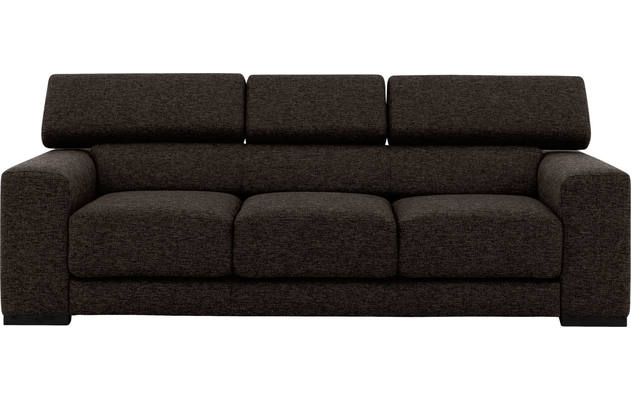 Goossens zitbank nora bruin stof - 8190126-213-02