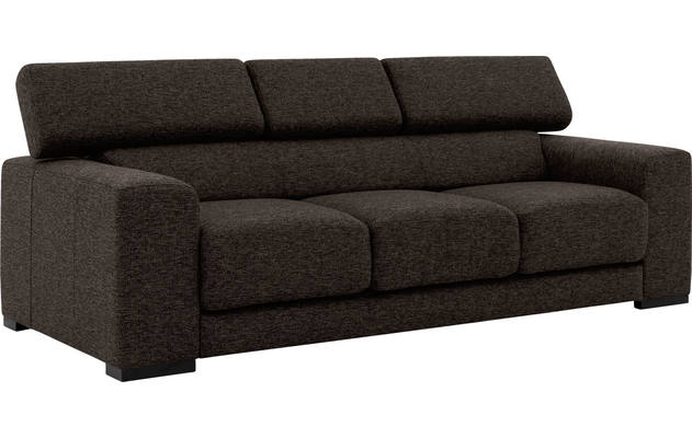 Goossens zitbank nora bruin stof - 8190126-213-03