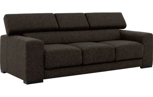 Goossens zitbank nora bruin stof - 8190126-213-03