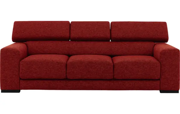 Goossens zitbank nora rood stof - 8190126-216-02