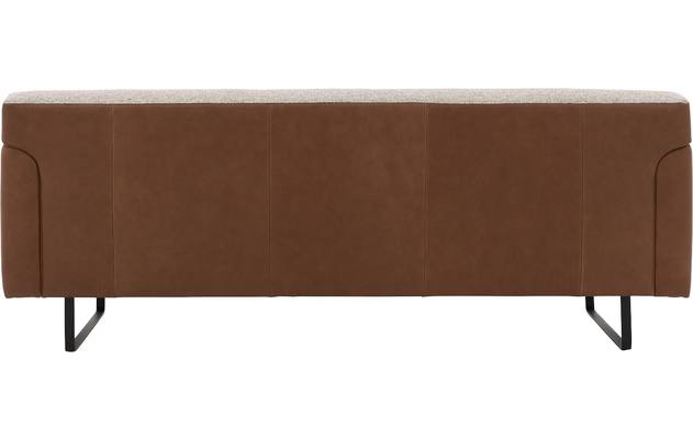 Goossens excellent zitbank montreal bruin leer - 8190129-08