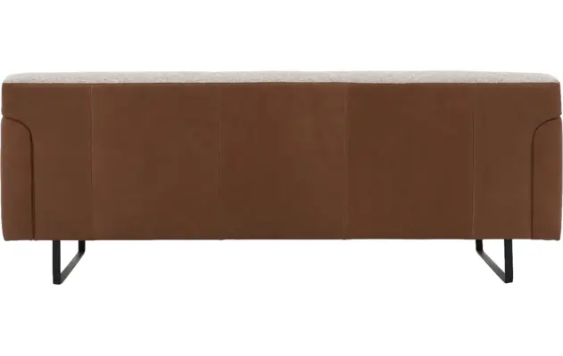 Goossens excellent zitbank montreal bruin leer - 8190129-08