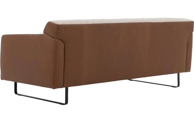 Goossens excellent zitbank montreal bruin leer - 8190129-09